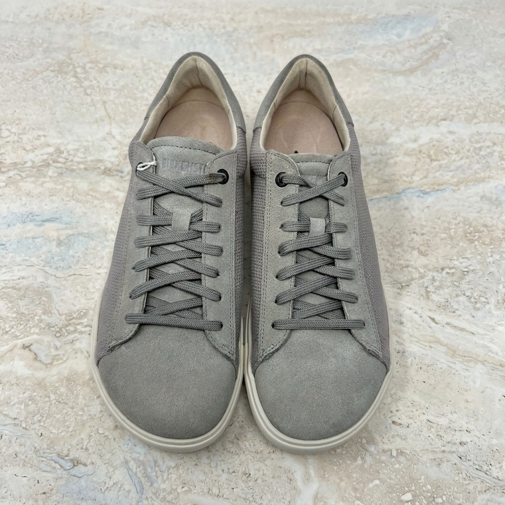 Birkenstock Bend Low Mens 9 Womens 11 EU42 Gray Suede Textile Sneakers NWOB